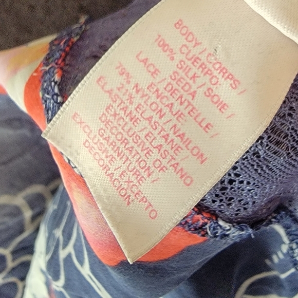 Women's Victoria's Secret Purple Silk & Lace Floral Chemise Lingerie Top Small - Picture 8 of 9